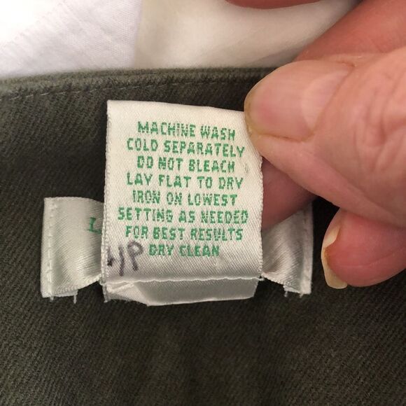 Laura Ashley Petites Capri Size 6p Olive GUC - Picture 4 of 5